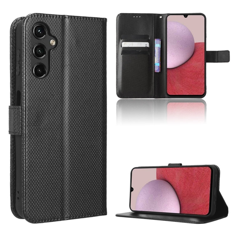 For Samsung Galaxy A24 4G Diamond Texture Leather Phone Case(Black) - free shipping - PMC TechLife - Order now!