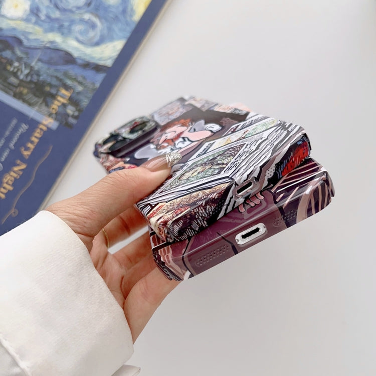 For iPhone 11 Pro Max Precise Hole Oil Painting Glossy PC Phone Case(Train) - iPhone 11 Pro Max Cases by PMC TechLife | Online Shopping South Africa | PMC TechLife