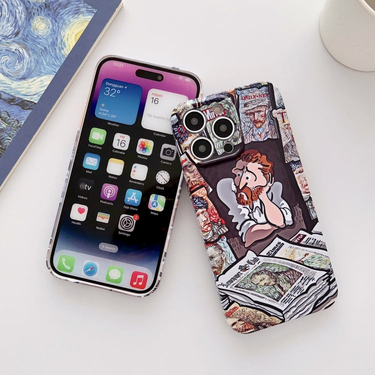 For iPhone 11 Pro Max Precise Hole Oil Painting Glossy PC Phone Case(Train) - iPhone 11 Pro Max Cases by PMC TechLife | Online Shopping South Africa | PMC TechLife