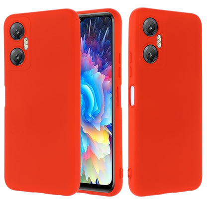 For Infinix Hot 20 5G Pure Color Liquid Silicone Shockproof Phone Case(Red) - Infinix Cases by PMC Jewellery | Online Shopping South Africa | PMC Jewellery