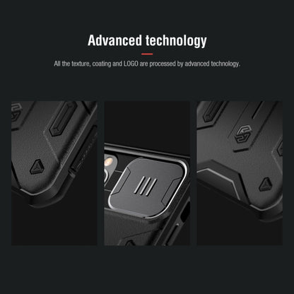 For iPhone 11 Pro Max NILLKIN Shockproof CamShield Armor Protective Case with Invisible Ring Holder(Black) - iPhone 11 Pro Max Cases by NILLKIN | Online Shopping South Africa | PMC Jewellery