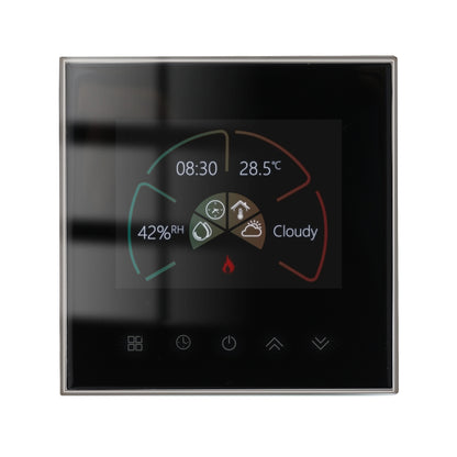 BHT-2002GCLM 220V Smart Home Heating Thermostat Boiler Heating WiFi Thermostat(Black) - Thermostat & Thermometer by PMC Jewellery | Online Shopping South Africa | PMC Jewellery