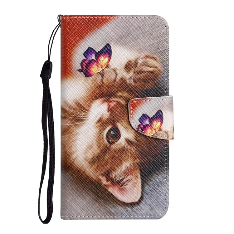 For Xiaomi Redmi 12C Colored Drawing Pattern Flip Leather Phone Case(Butterfly Cat) - free shipping - PMC TechLife - Order now!