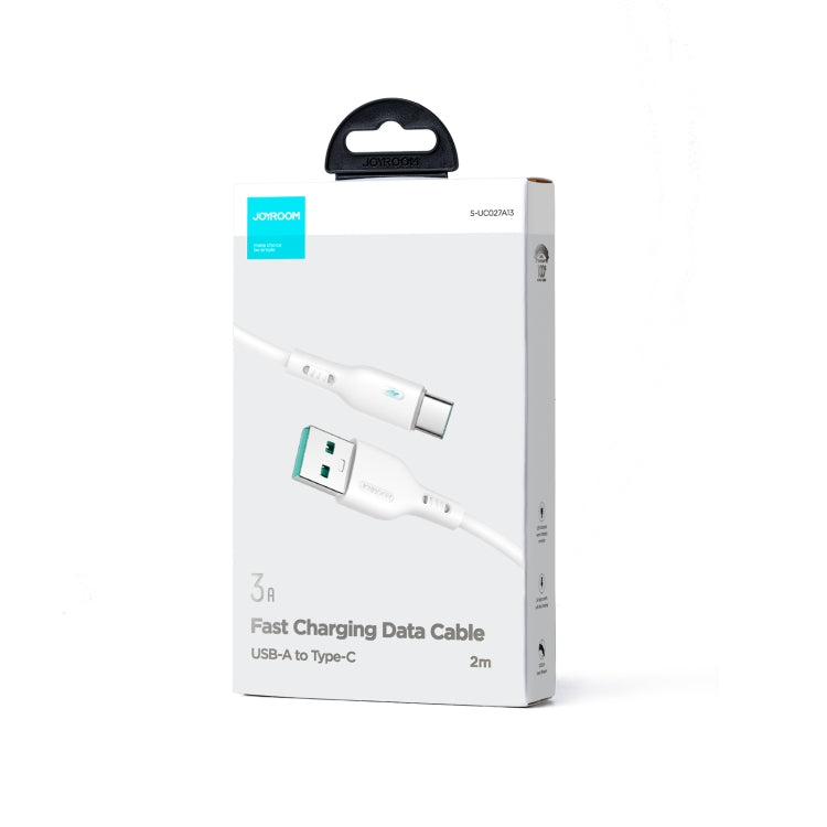 JOYROOM S-UC027A13 3A USB to USB-C / Type-C Fast Charging Data Cable, Length:2m(White) - USB-C & Type-C Cable by JOYROOM | Online Shopping South Africa | PMC Jewellery
