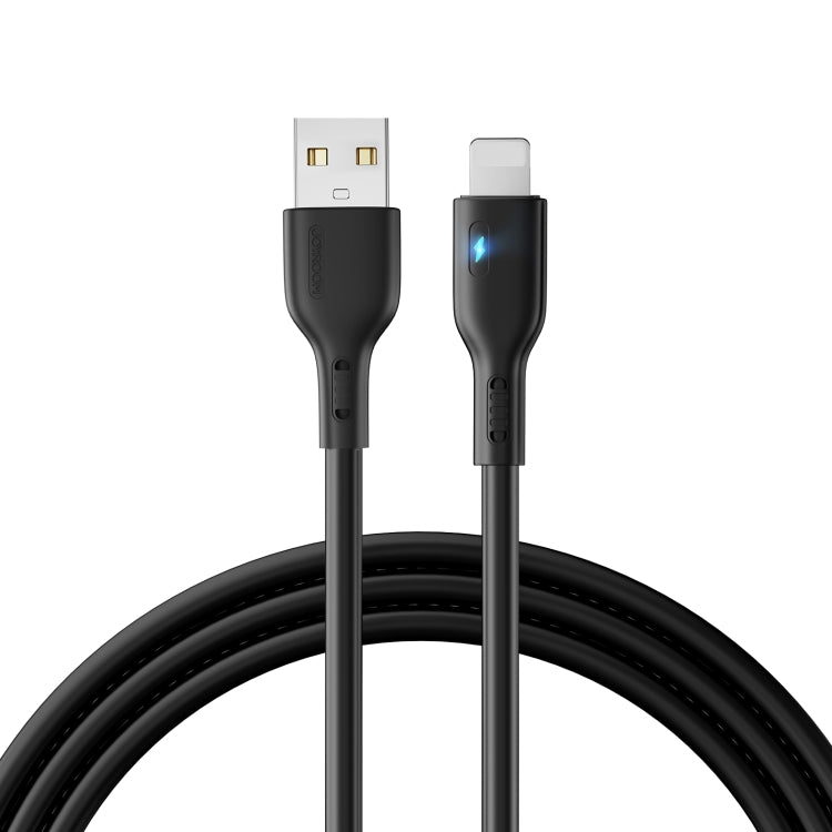 JOYROOM S-UL012A13 2.4A USB to 8 Pin Fast Charging Data Cable, Length:2m(Black) - Normal Style Cable by JOYROOM | Online Shopping South Africa | PMC Jewellery