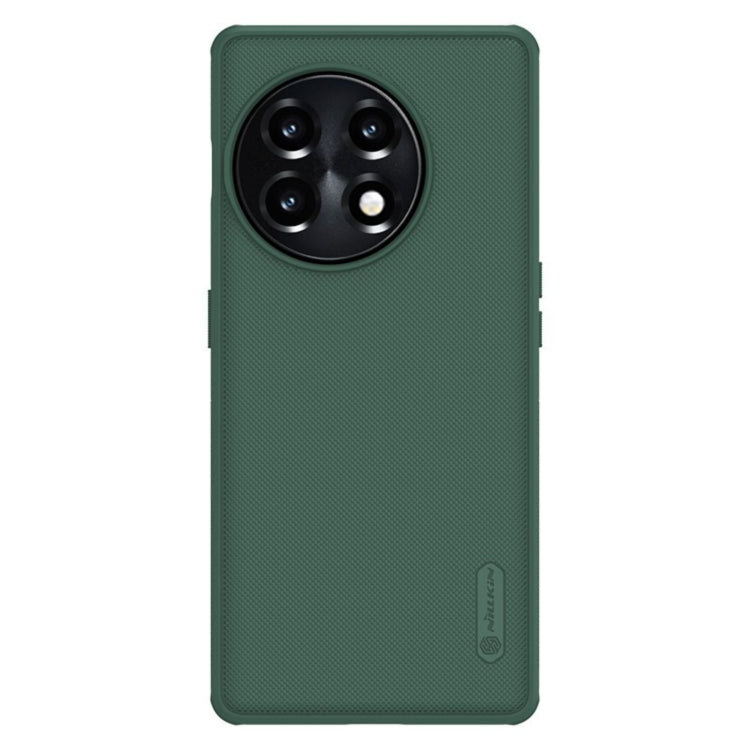 For OnePlus Ace 2/11R NILLKIN Frosted Shield Pro PC + TPU Phone Case(Green) - OnePlus Cases by NILLKIN | Online Shopping South Africa | PMC Jewellery
