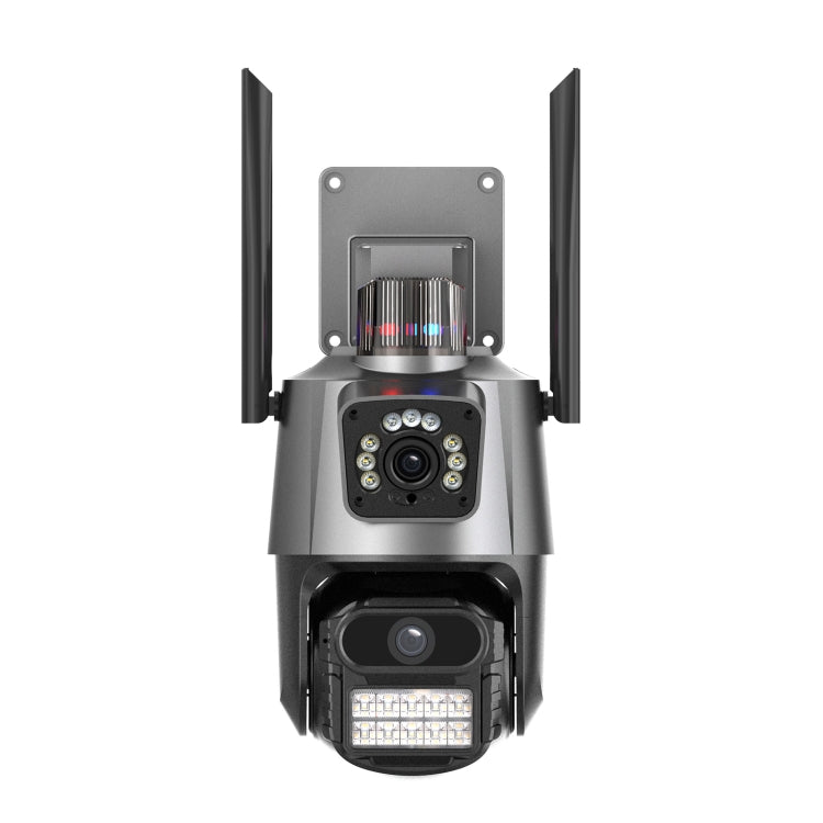 QX81 Humanoid Recognition AI Alarm WIFI Spherical Dual 2MP IP Camera, Plug:US Plug - free shipping - PMC TechLife - Order now!