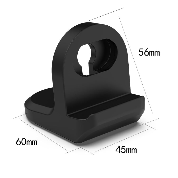 For Amazfit GTR Mini Smart Watch Silicone Charging Bracket(Black) -  by PMC TechLife | Online Shopping South Africa | PMC TechLife