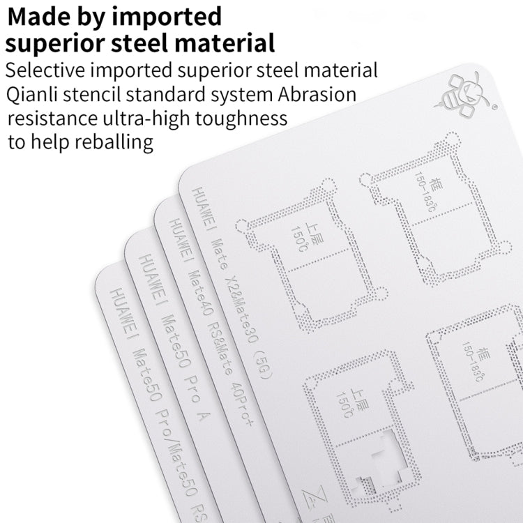 For Huawei Mate 40 Pro Qianli Mega-idea Multi-functional Middle Frame Positioning BGA Reballing Platform - Repair Platform by QIANLI | Online Shopping South Africa | PMC TechLife | Buy Now Pay Later Mobicred