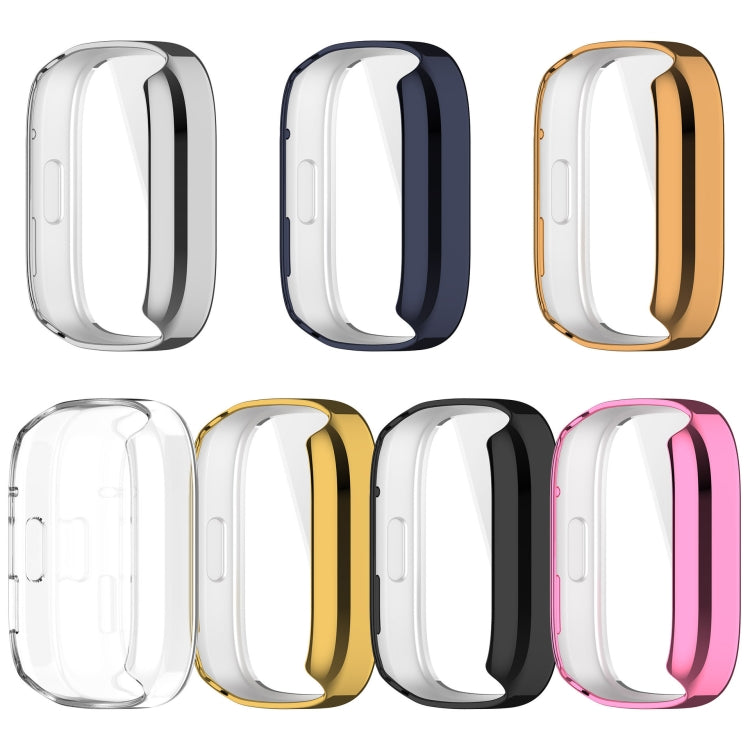 For Redmi Watch 3 Full Coverage TPU Electroplating Watch Protective Case(Black) - Smart Wear by PMC TechLife | Online Shopping South Africa | PMC TechLife