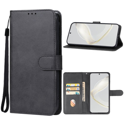 For Huawei nova 11 Leather Phone Case(Black) - Huawei Cases by PMC Jewellery | Online Shopping South Africa | PMC Jewellery