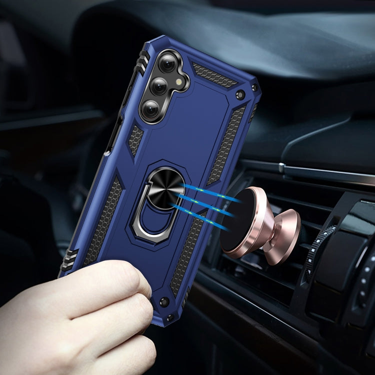 For Samsung Galaxy A24 4G Shockproof TPU + PC Phone Case(Blue) - free shipping - PMC TechLife - Order now!
