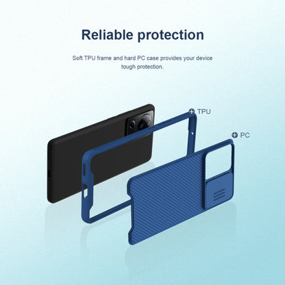 For Xiaomi 13 Lite / Civi 2 NILLKIN CamShield Pro PC Phone Case(Blue) - 13 Lite Cases by NILLKIN | Online Shopping South Africa | PMC Jewellery