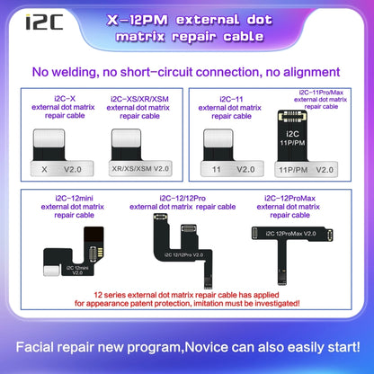 For iPhone 12 / 12 Pro i2C MC12 SK-BOX Dot-matrix Flex Cable V2.0 - Test Tools by PMC Jewellery | Online Shopping South Africa | PMC Jewellery