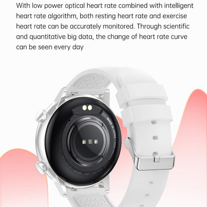 HK39 1.1 inch Smart Stainless Steel Band Watch Support Bluetooth Call/Blood Oxygen Monitoring(Black) - Smart Wear by PMC Jewellery | Online Shopping South Africa | PMC Jewellery