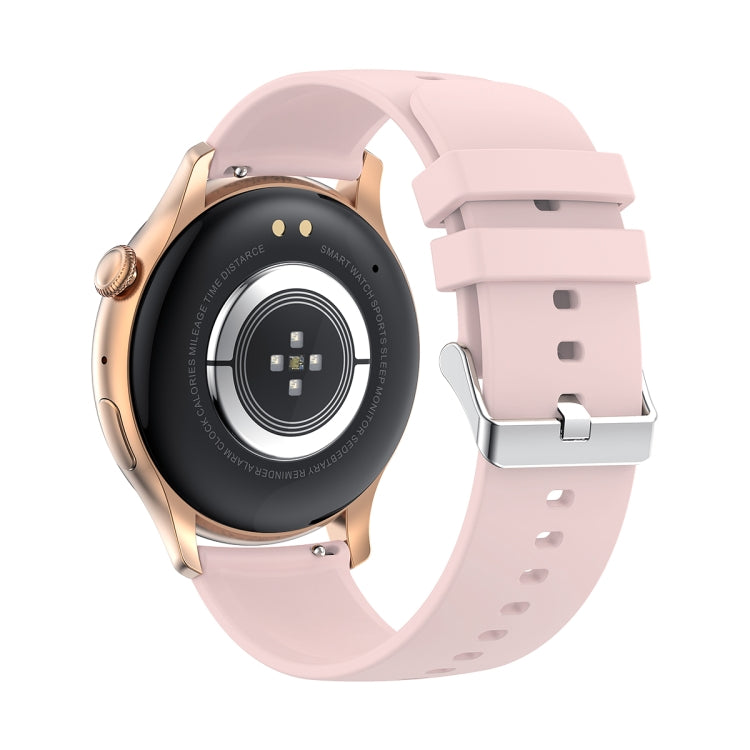 HK85 1.43 inch Smart Silicone Strap Watch Supports Bluetooth Call/Blood Oxygen Monitoring(Gold) - Smart Wear by PMC Jewellery | Online Shopping South Africa | PMC Jewellery