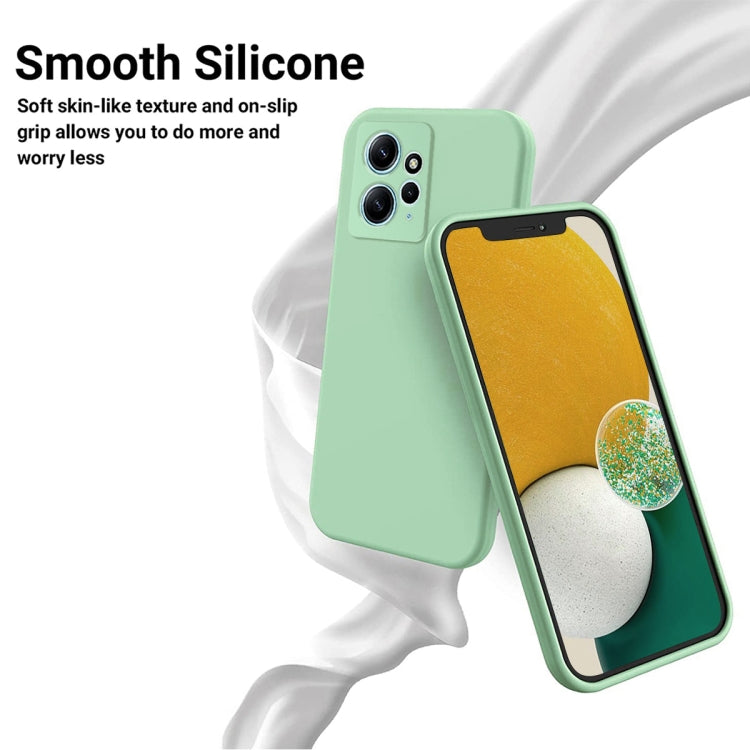 For Xiaomi Redmi Note 12 4G Global Pure Color Liquid Silicone Shockproof Phone Case(Green) - free shipping - PMC TechLife - Order now!