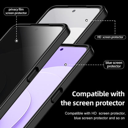 For OnePlus Nord CE 3 Lite Armor Clear TPU Hard PC Phone Case(Matte Black) - OnePlus Cases by PMC Jewellery | Online Shopping South Africa | PMC Jewellery