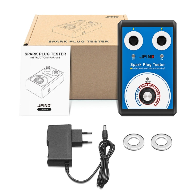 JFIND JF109 Car Double Hole Spark Plug Tester(EU Plug) - free shipping - PMC TechLife - Order now!
