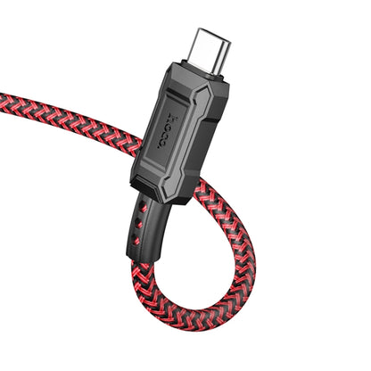 hoco X94 Leader 3A USB to USB-C / Type-C Charging Data Dable, Length:1m(Gold) - USB-C & Type-C Cable by hoco | Online Shopping South Africa | PMC Jewellery