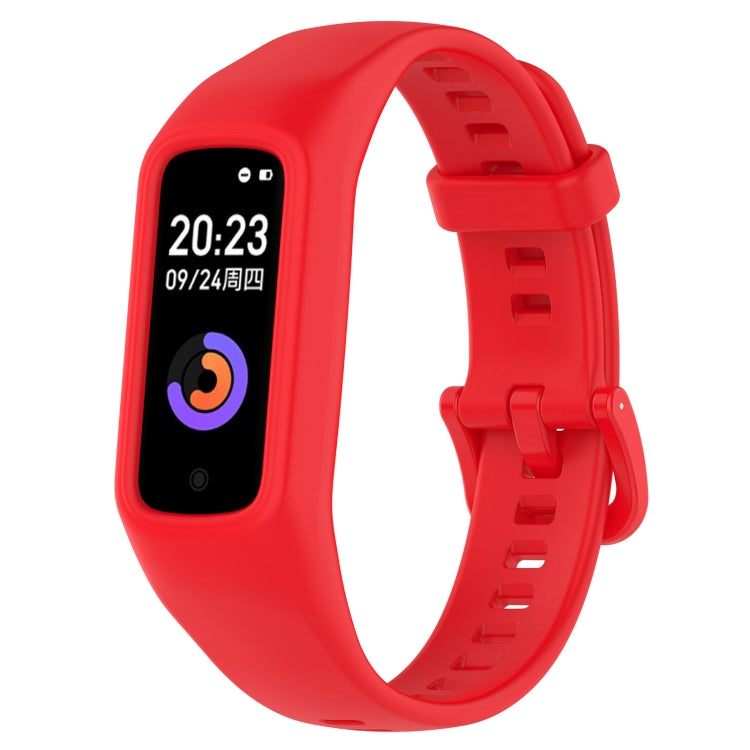 For Keep Band B2 Solid Color Integrated Silicone Watch Band(Red) - Smart Wear by PMC TechLife | Online Shopping South Africa | PMC TechLife