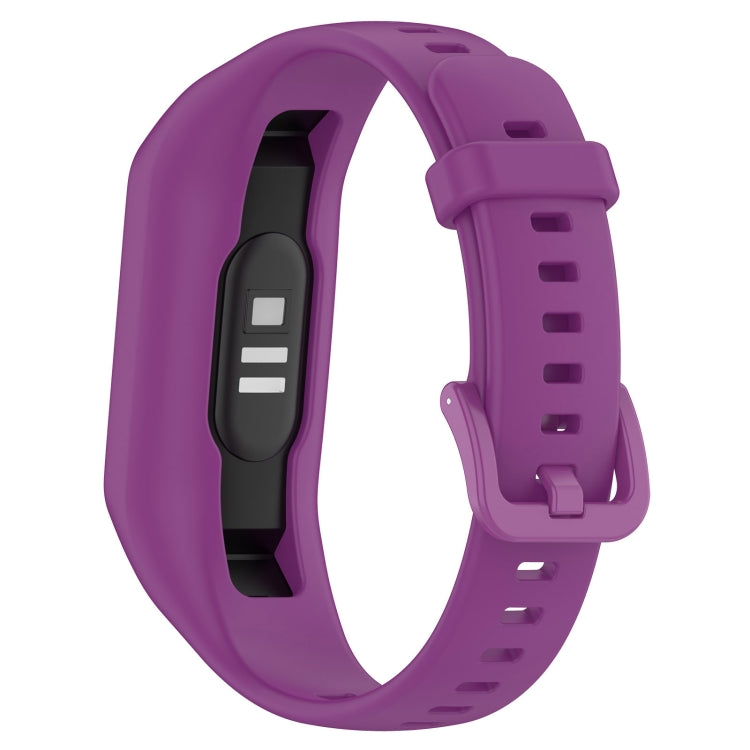 For Keep Band B2 Solid Color Integrated Silicone Watch Band(Purple) - Smart Wear by PMC TechLife | Online Shopping South Africa | PMC TechLife