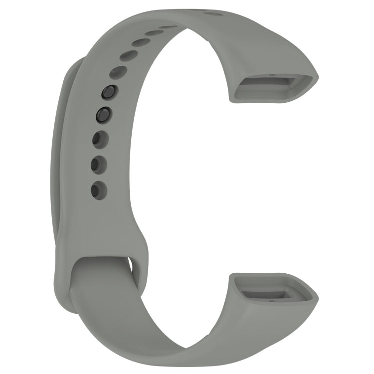 For Mambo Band 5 / 5S Solid Color Silicone Replacement Watch Band(Grey) - Smart Wear by PMC TechLife | Online Shopping South Africa | PMC TechLife