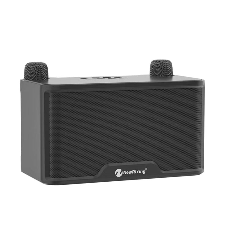 NewRixing NR8088 Wireless Microphone TWS Handheld Noise Reduction Smart Bluetooth Speaker(Black) - Desktop Speaker by NewRixing | Online Shopping South Africa | PMC Jewellery | Buy Now Pay Later Mobicred