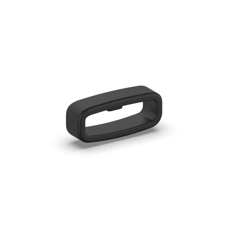 22mm 10pcs Universal Watch Band Fixed Silicone Ring Safety Buckle(Black) -  by PMC TechLife | Online Shopping South Africa | PMC TechLife