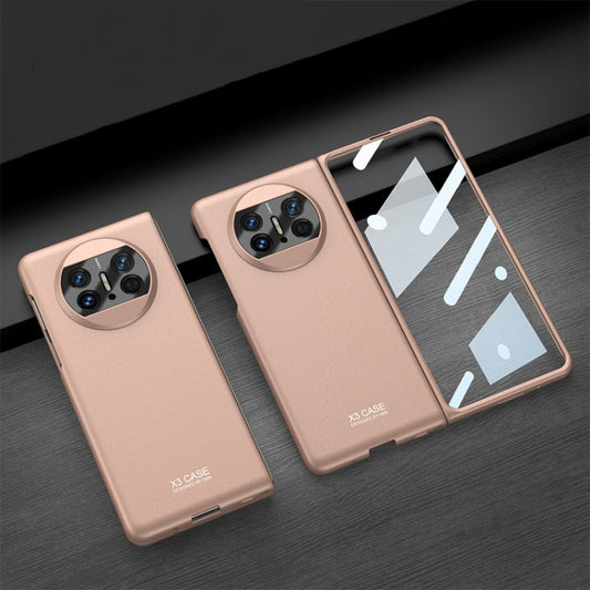 For Huawei Mate X3 GKK Integrated Ultra-thin Full Coverage Phone Flip Case(Gold) - Huawei Cases by GKK | Online Shopping South Africa | PMC Jewellery