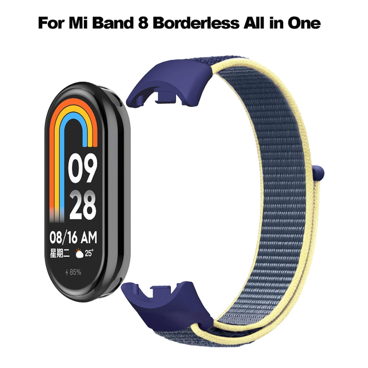 For Xiaomi Mi Band 8 Loop Nylon Replacement Watch Band(Bright Yellow) -  by PMC TechLife | Online Shopping South Africa | PMC TechLife