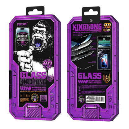 For iPhone 13 Pro WK WTP-068 King Kong Vacha Corning 9D Curved HD Tempered Glass Film(Black) - iPhone 13 Pro Cases by WK | Online Shopping South Africa | PMC Jewellery