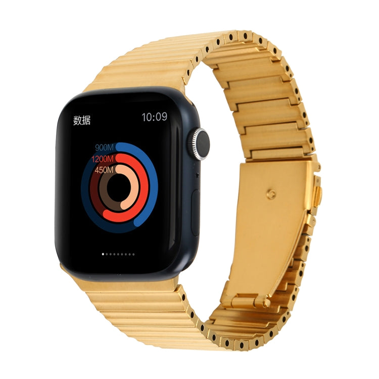 Ocean Metal Replacement Watch Band For Apple Watch 8 41mm(Gold) -  by PMC TechLife | Online Shopping South Africa | PMC TechLife