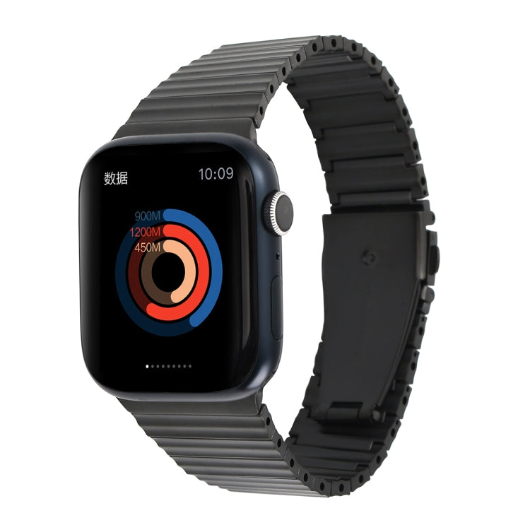 Ocean Metal Replacement Watch Band For Apple Watch 5 44mm(Black) -  by PMC TechLife | Online Shopping South Africa | PMC TechLife