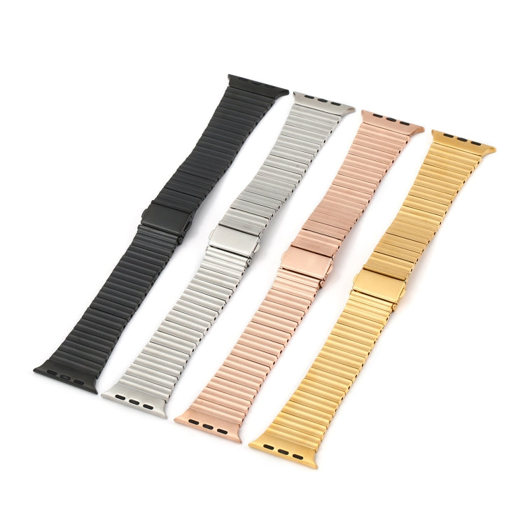 Ocean Metal Replacement Watch Band For Apple Watch 8 45mm(Gold) - Watch Bands by PMC Jewellery | Online Shopping South Africa | PMC Jewellery