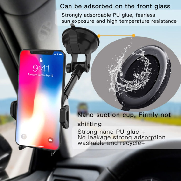 Yesido C40 Car Foldable 360 Degree Rotation Automatic Clip Phone Holder(Black) - Car Holders by Yesido | Online Shopping South Africa | PMC Jewellery