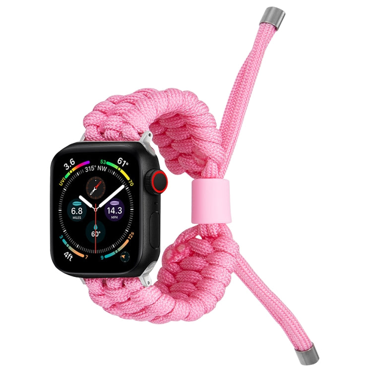 Stretch Plain Silicone Bean Watch Band For Apple Watch 7 45mm(Light Pink) -  by PMC TechLife | Online Shopping South Africa | PMC TechLife