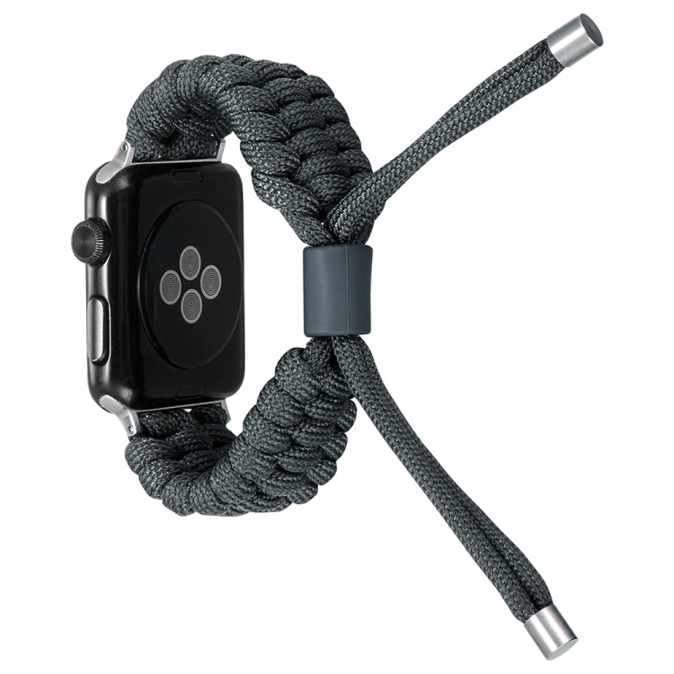 Stretch Plain Silicone Bean Watch Band For Apple Watch 7 45mm(Dark Grey) -  by PMC TechLife | Online Shopping South Africa | PMC TechLife