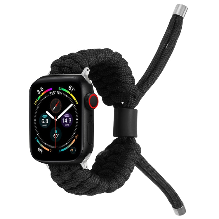 Stretch Plain Silicone Bean Watch Band For Apple Watch SE 2022 40mm(Black) -  by PMC TechLife | Online Shopping South Africa | PMC TechLife