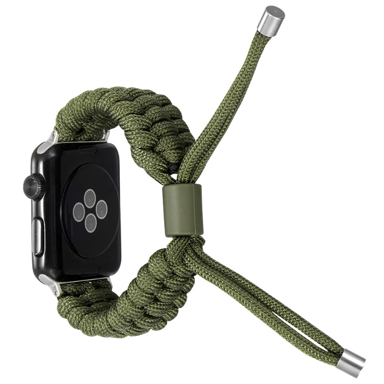 Stretch Plain Silicone Bean Watch Band For Apple Watch SE 2022 40mm(Army Green) -  by PMC TechLife | Online Shopping South Africa | PMC TechLife