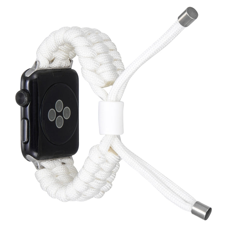 Stretch Plain Silicone Bean Watch Band For Apple Watch SE 40mm(White) -  by PMC TechLife | Online Shopping South Africa | PMC TechLife