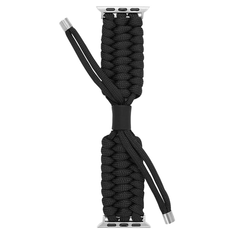 Stretch Plain Silicone Bean Watch Band For Apple Watch SE 40mm(Black) -  by PMC TechLife | Online Shopping South Africa | PMC TechLife