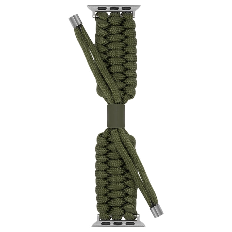 Stretch Plain Silicone Bean Watch Band For Apple Watch SE 40mm(Army Green) -  by PMC TechLife | Online Shopping South Africa | PMC TechLife
