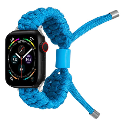 Stretch Plain Silicone Bean Watch Band For Apple Watch 6 40mm(Sky Blue) -  by PMC Jewellery | Online Shopping South Africa | PMC Jewellery