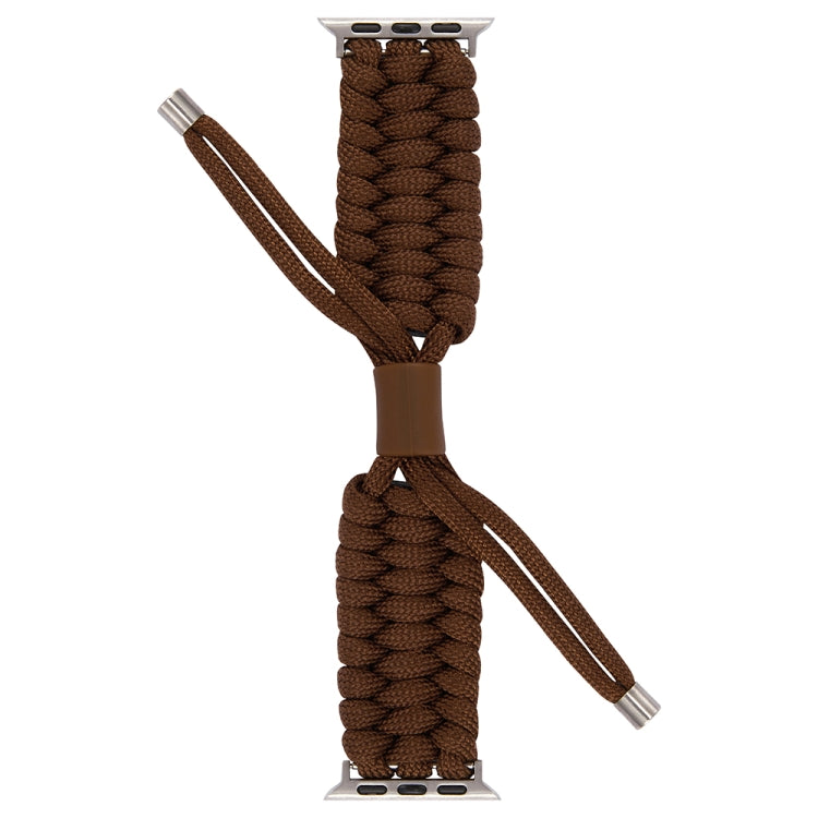 Stretch Plain Silicone Bean Watch Band For Apple Watch 6 44mm(Coffee Brown) -  by PMC TechLife | Online Shopping South Africa | PMC TechLife