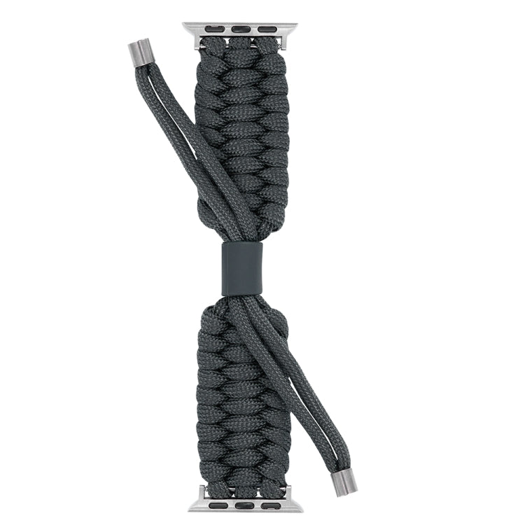 Stretch Plain Silicone Bean Watch Band For Apple Watch 5 44mm(Dark Grey) -  by PMC TechLife | Online Shopping South Africa | PMC TechLife