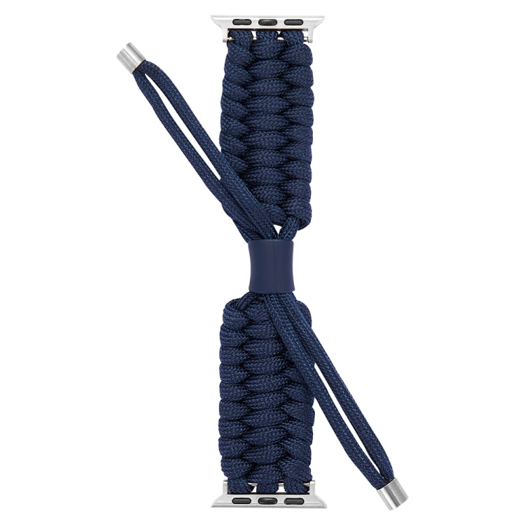 Stretch Plain Silicone Bean Watch Band For Apple Watch 4 44mm(Navy Blue) -  by PMC TechLife | Online Shopping South Africa | PMC TechLife
