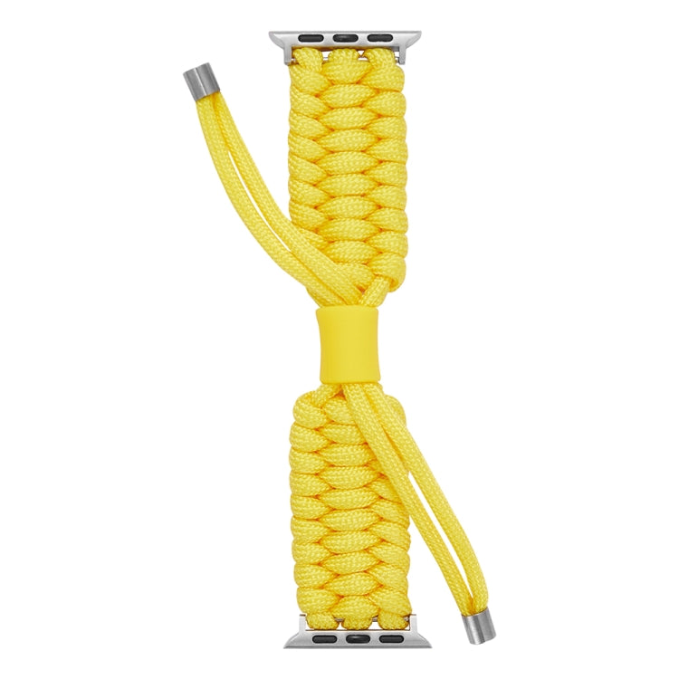 Stretch Plain Silicone Bean Watch Band For Apple Watch 3 42mm(Yellow) -  by PMC TechLife | Online Shopping South Africa | PMC TechLife