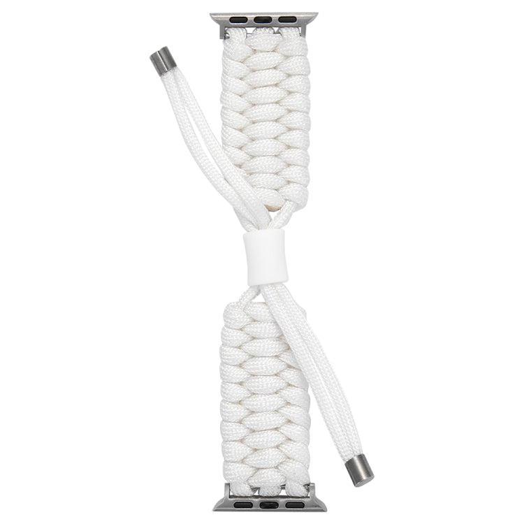 Stretch Plain Silicone Bean Watch Band For Apple Watch 38mm(White) -  by PMC TechLife | Online Shopping South Africa | PMC TechLife