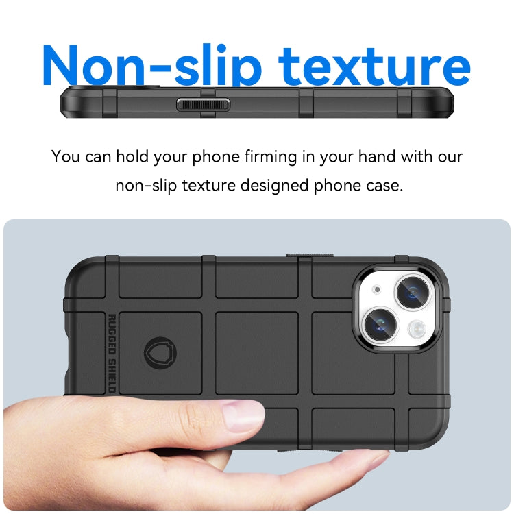 For iPhone 15 Plus Full Coverage Shockproof TPU Phone Case(Black) - iPhone 15 Plus Cases by PMC TechLife | Online Shopping South Africa | PMC TechLife | Buy Now Pay Later Mobicred